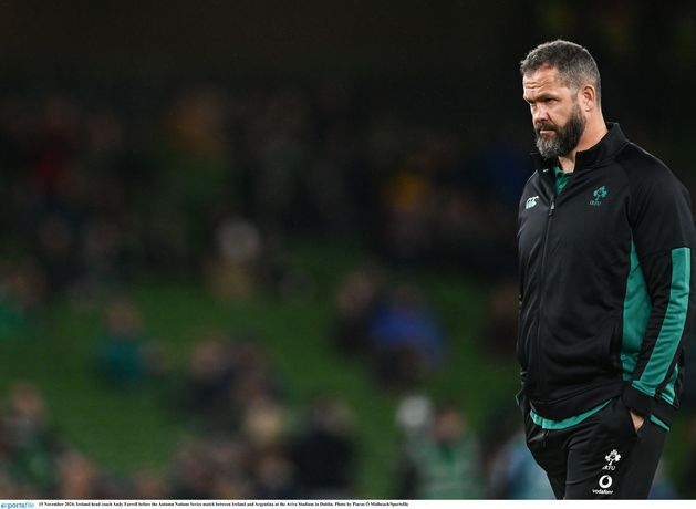 Rúaidhrí O'Connor: Time for Andy Farrell to turn the page and plot a course for the 2027 World Cup with his November squad
