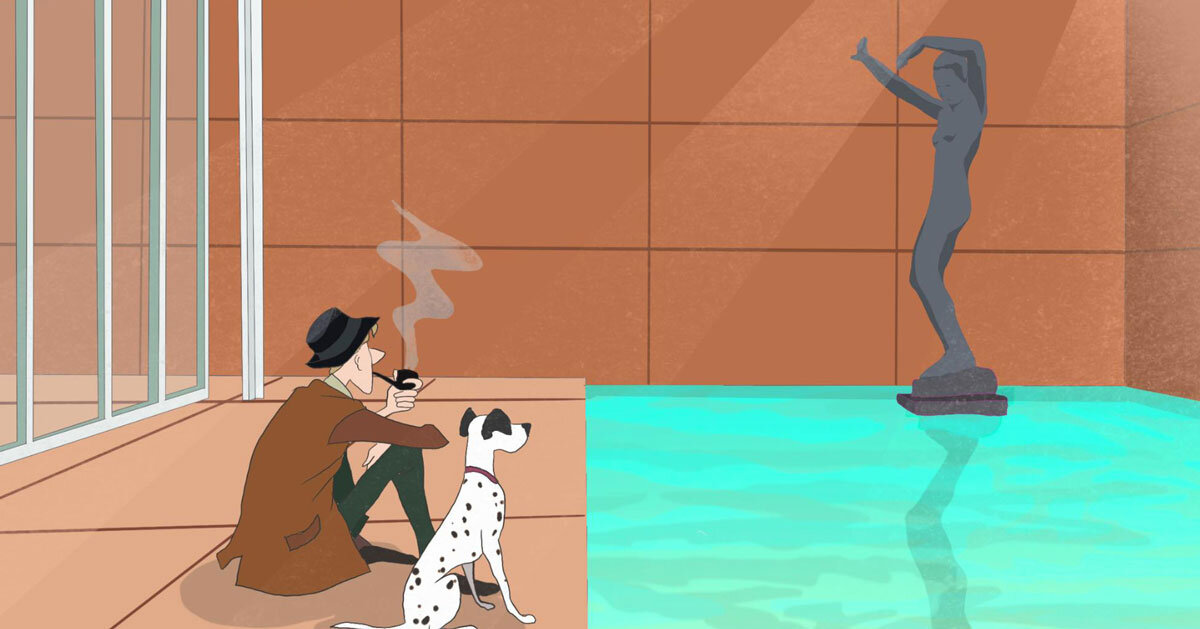 disney's animated characters reimagine iconic architectural landmarks