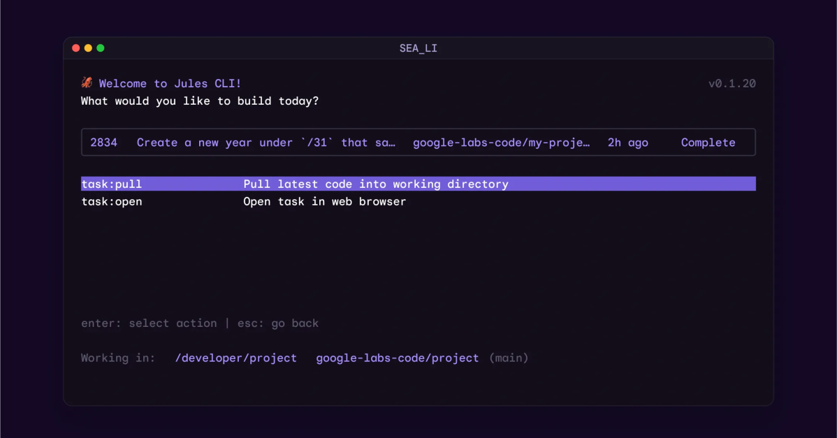 It’s even easier for Google’s AI agent to code for you.