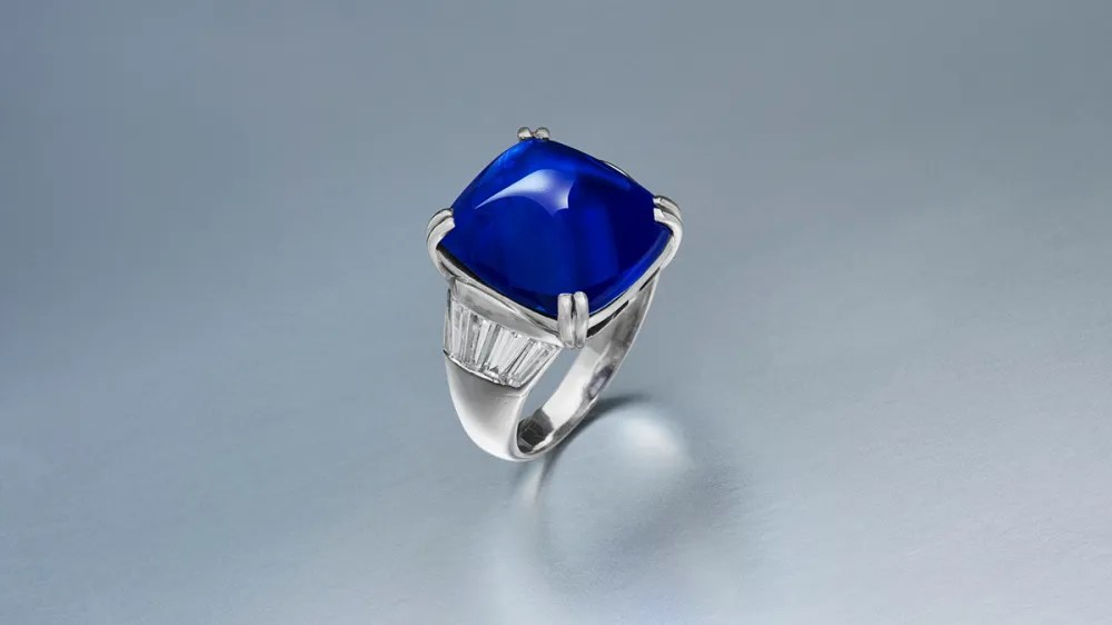 Kashmir sapphire hits the auction block at Christie's, 2025.