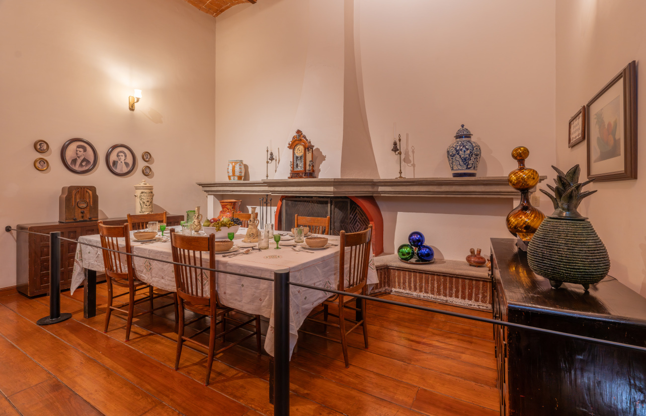 Inside Museo Casa Kahlo in Mexico City