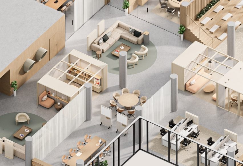 Model of open office