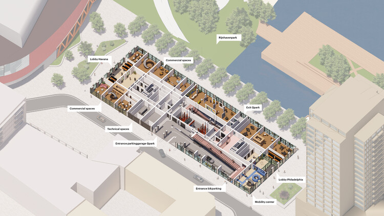 MVRDV Advances Urban Densification with The Sax Residential Towers in Rotterdam - Image 16 of 23