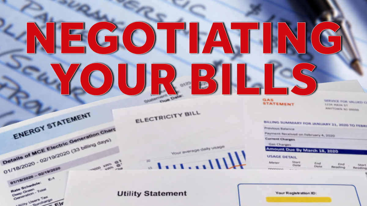 Start with your monthly bills