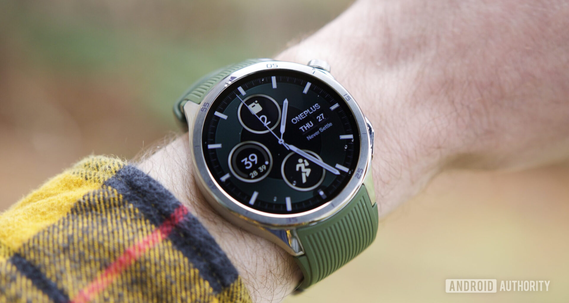oneplus watch 3 wearing outside hero