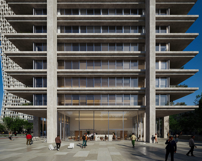 eduardo souto de moura and OODA propose 'oricon tower' for tirana, albania