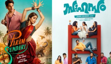 Posters of Param Sundari, Sahasam. Photo: IMDb
