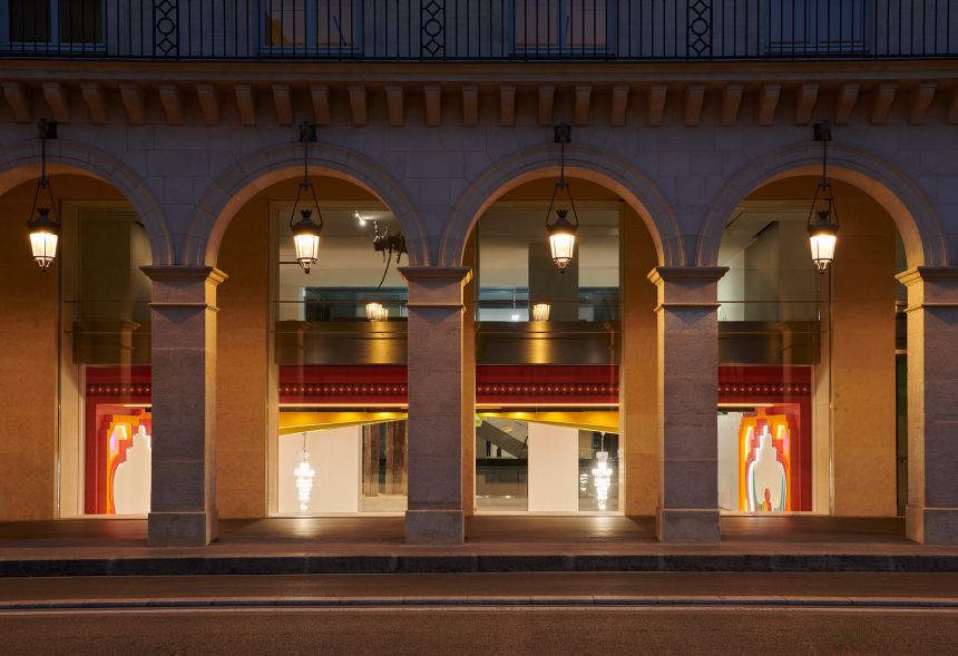 An external view of the museum from the street.