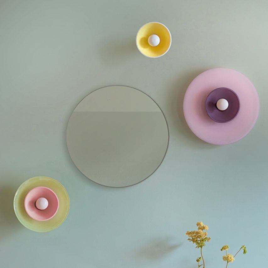 Pastello bathroom lighting by Curiousa