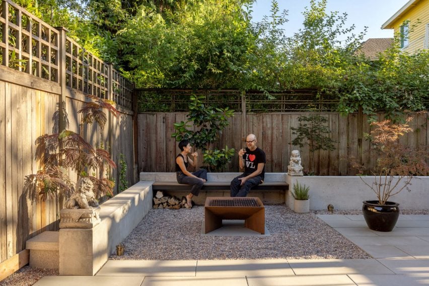 Back patio in Seattle house