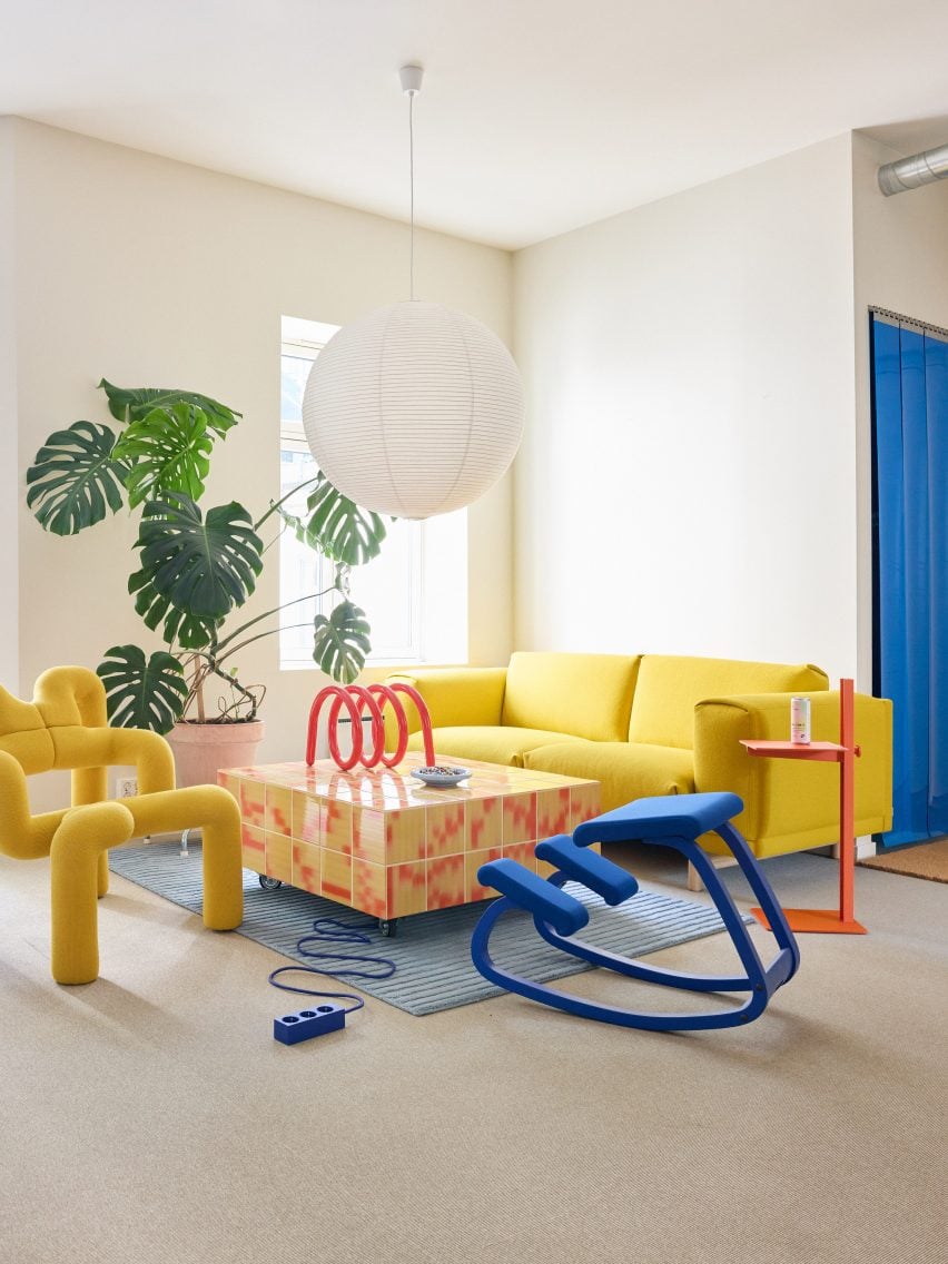 Lobby in Podimo Norway office by Omhu Projects