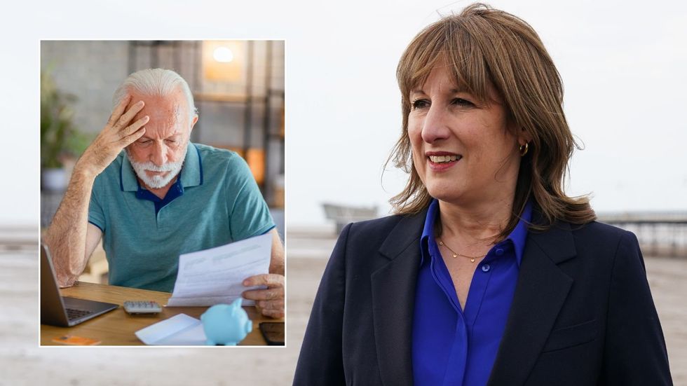 Rachel Reeves and oldr man