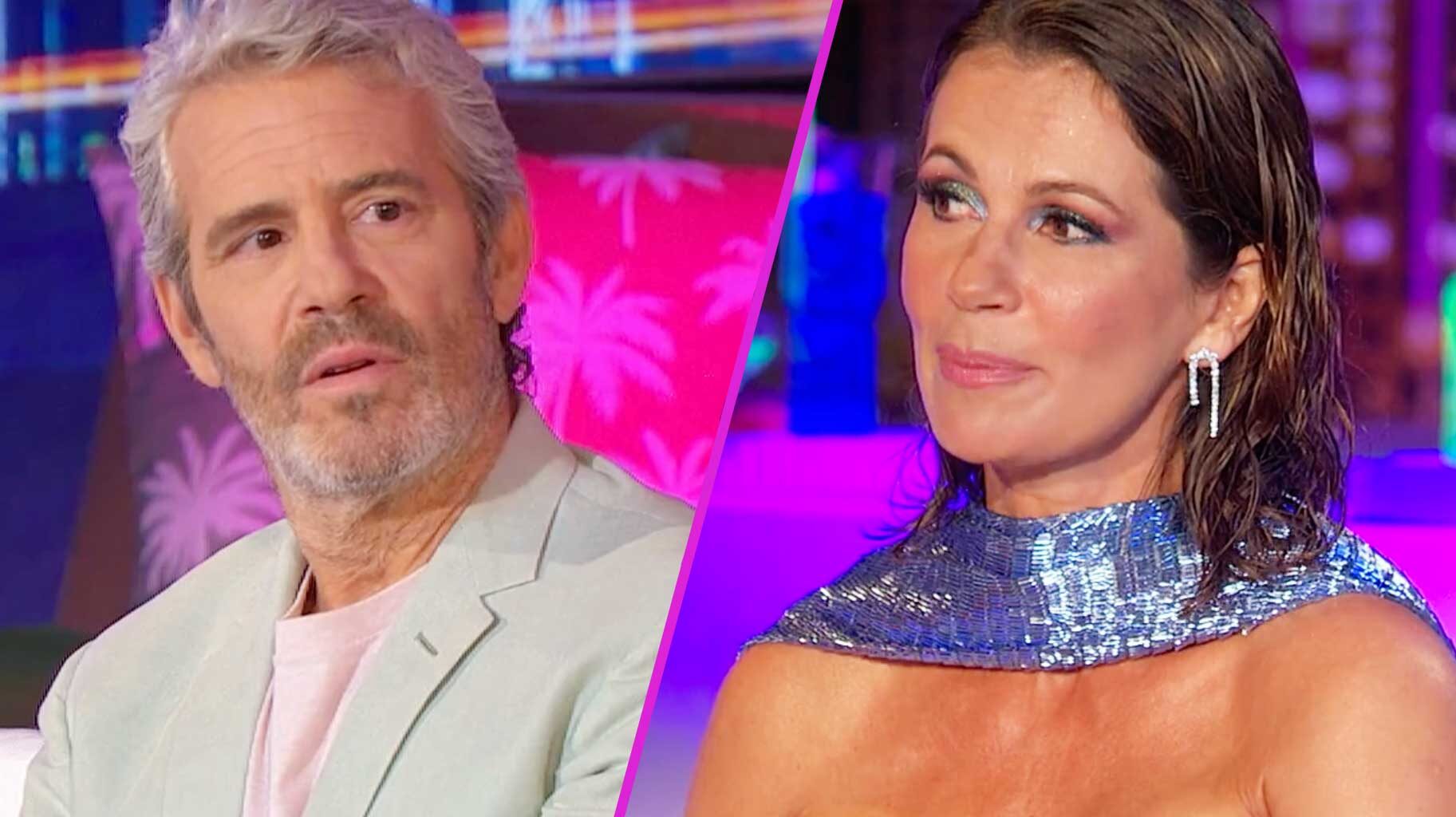 Andy Cohen Grilled Julia Lemigova Backstage Over Adriana