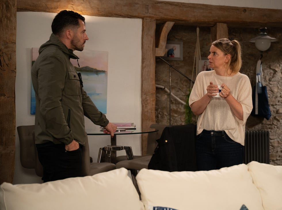 Ross Barton, Charity Dingle, Emmerdale  ross barton, charity dingle, emmerdale