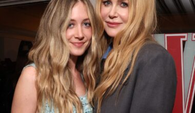 Nicole Kidman, Daughter Sunday Rose at Paris Fashion Week