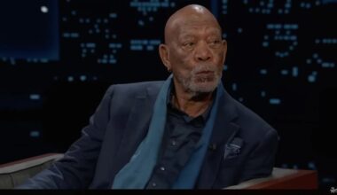 Morgan Freeman Tells Kimmel How He Became Diane Keaton's Favorite On-Screen Smooch: 'Please Teach Me'