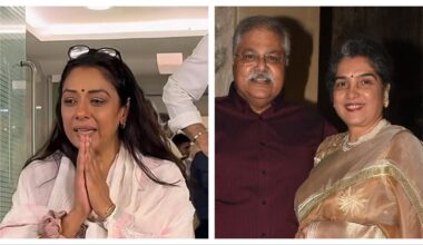 Rupali Ganguly folds hand to request paparazzi to not film Satish Shah’s widow Madhu: ‘Kaki ka mat lo’