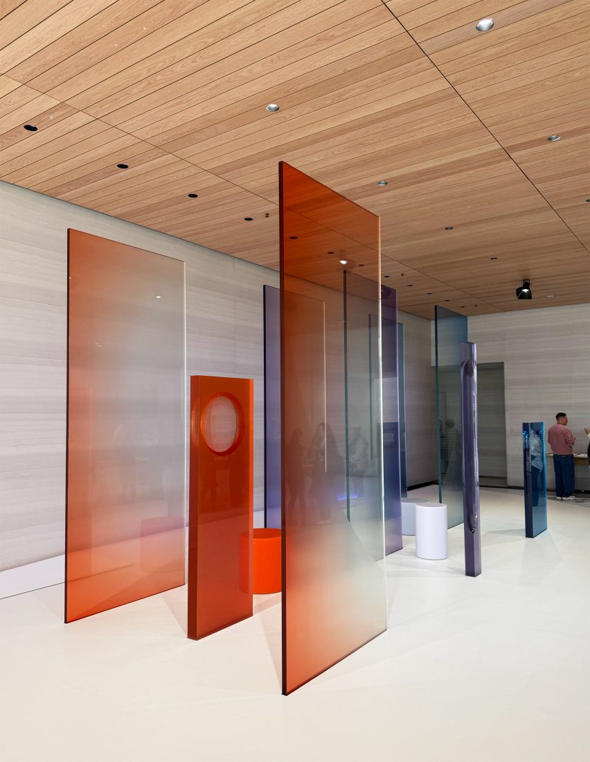 Sabine Marcelis installation at Apple Park 