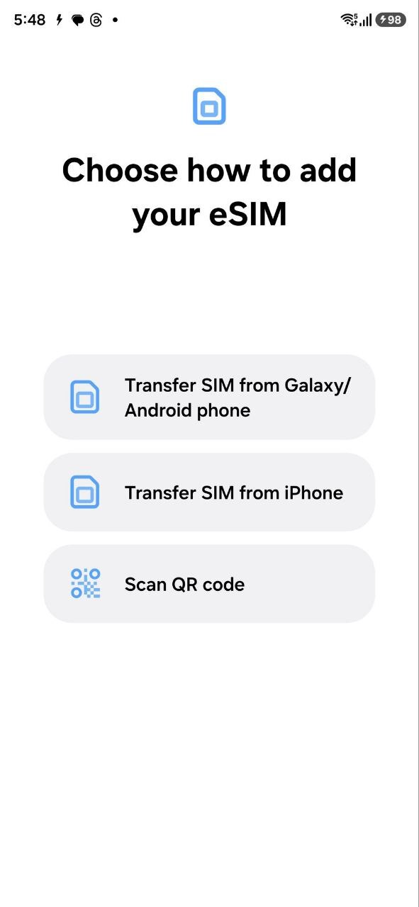 samsung one ui 8 5 esim transfer