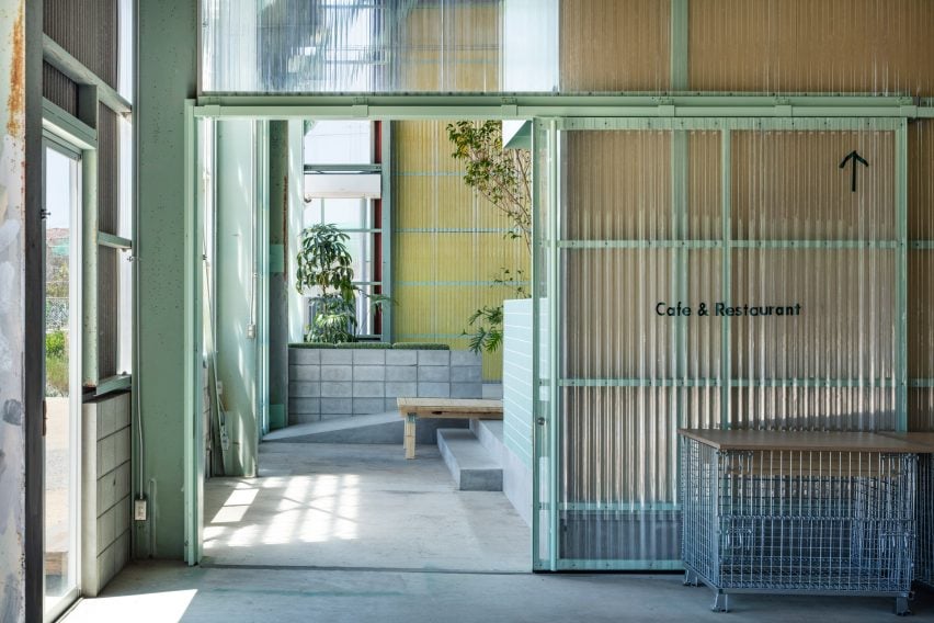 Interior of Teshima Factory