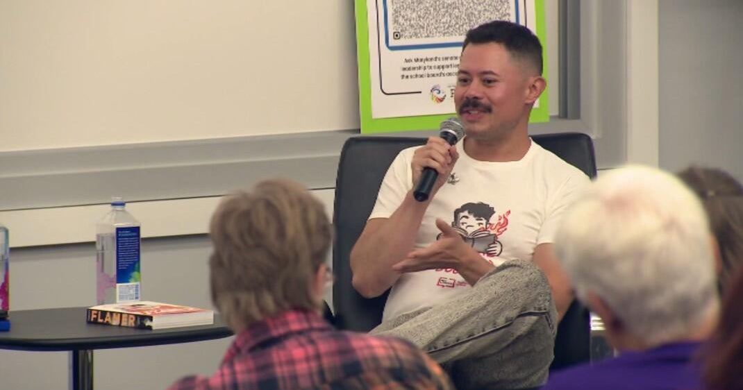 Author holds discussion after novel was banned in Harford County schools