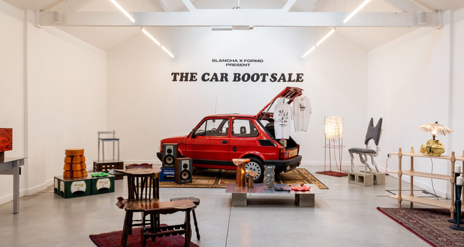 The Car Boot Sale exhibition by Slancha at LDF 2025
