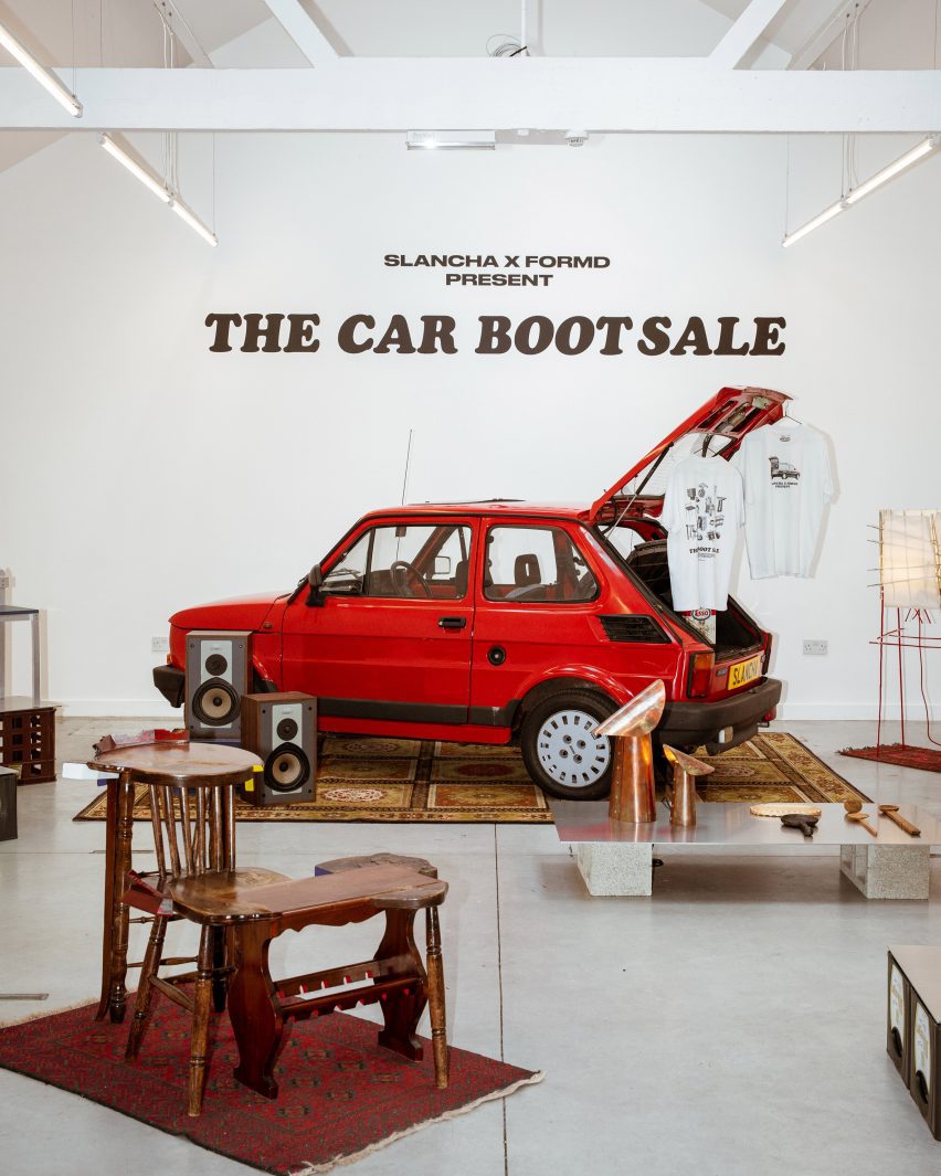 The Car Boot Sale exhibition by Slancha at LDF 2025