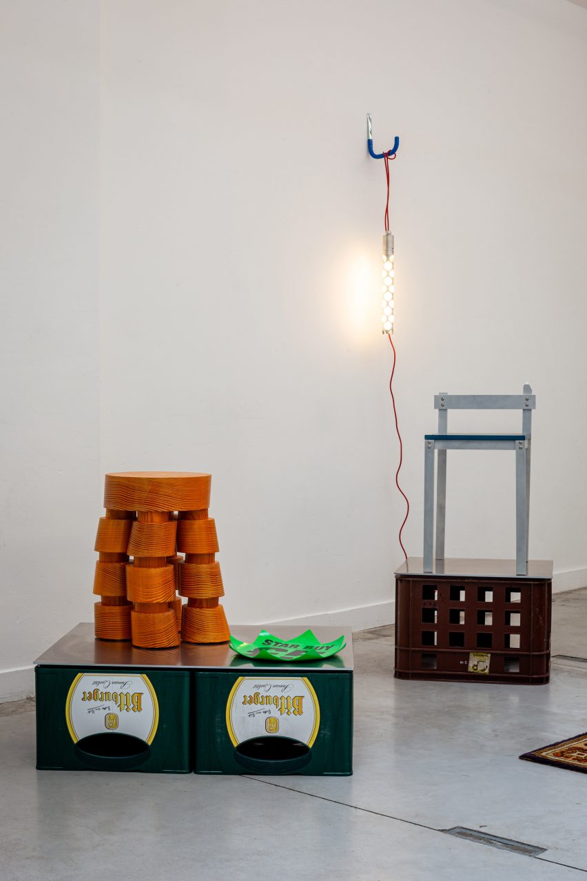 Stool and chair in Slancha exhibition at LDF