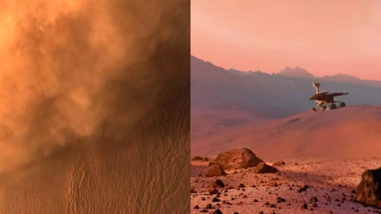 Image credits: X/@latestinspace, Getty Images Special experience of exploring the red planet under a habitat