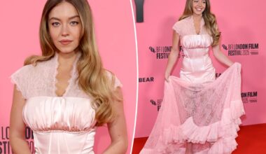 Sydney Sweeney wears McQueen dress to ‘Christy’ premiere at BFI London Film Festival