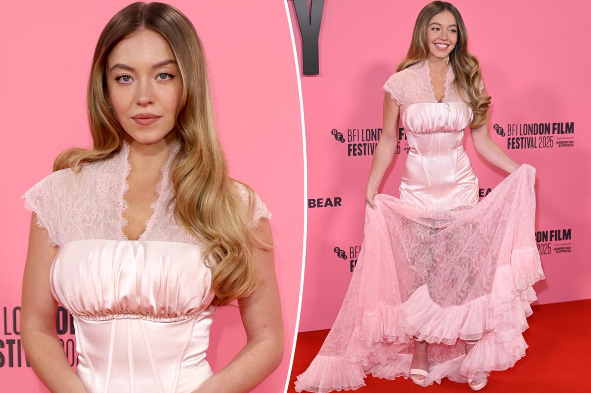 Sydney Sweeney wears McQueen dress to ‘Christy’ premiere at BFI London Film Festival