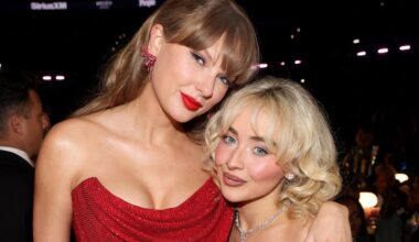 Sabrina Carpenter Reacts to Taylor Swift's Record 'Showgirl' Numbers