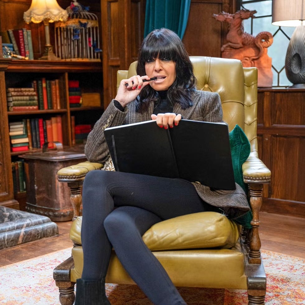 claudia winkleman traitors wardrobe