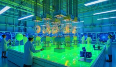 Illustration of MIT Physicists Advancing Atomic Clock Precision Through Global Phase Spectroscopy.