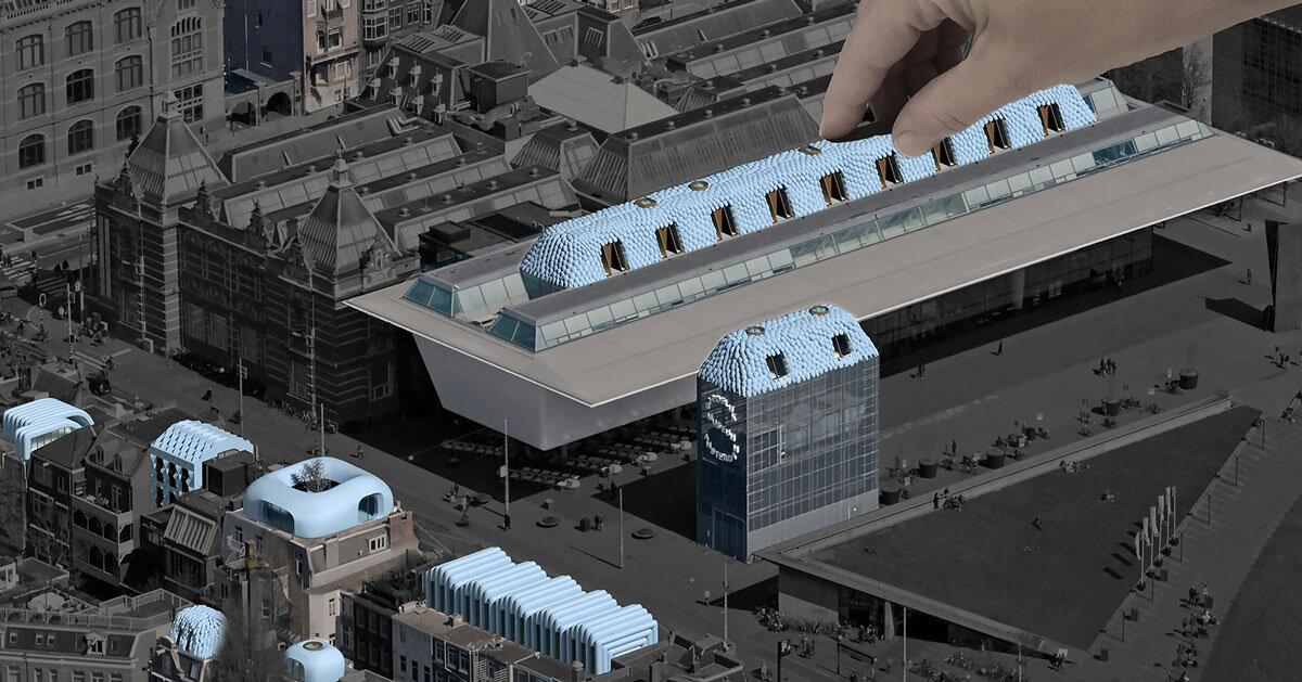 3D printed rooftop homes explore adaptable urban living at venice biennale