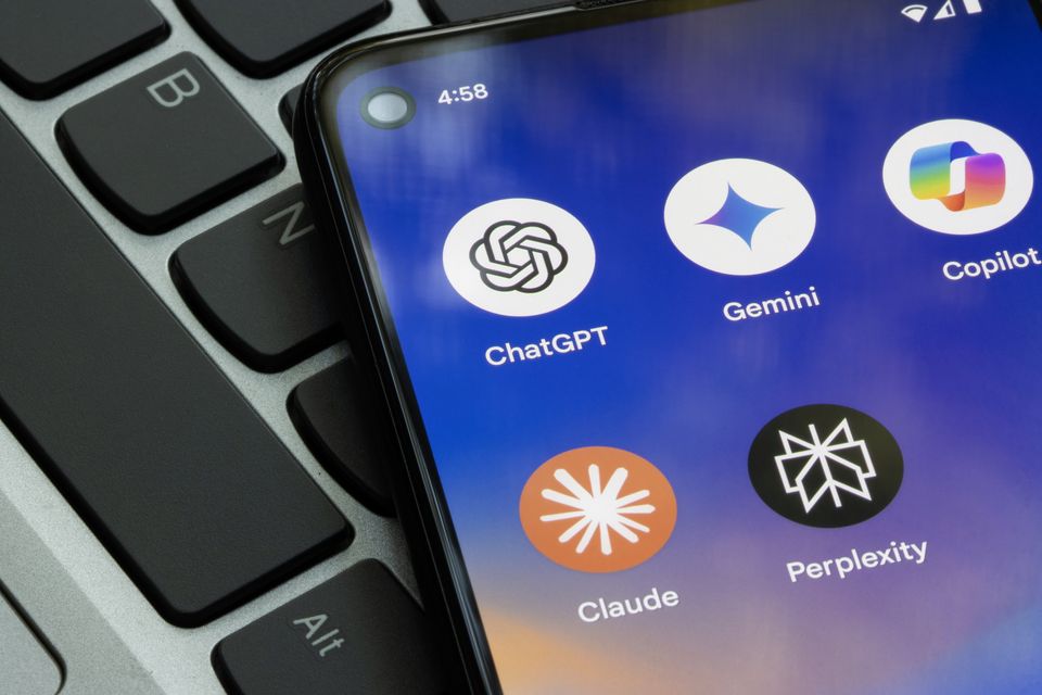 ChatGPT, Gemini, Perplexity and Claude are among the most popular AI apps. Photo: Getty