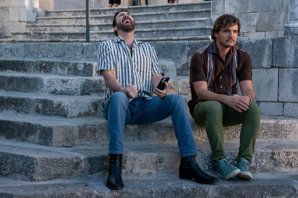 Nicolas Cage and Pedro Pascal in The Unbearable Weight of Massive Talent nicolas cage and pedro pascal in the unbearable weight of massive talent