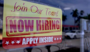 BLS revision shows hiring was overstated by 911,000 jobs : NPR