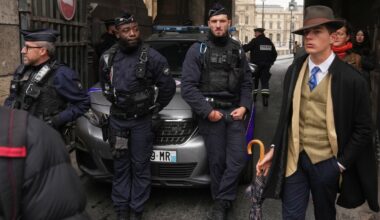 Mystery man in an AP photo after the Louvre heist creates a buzz