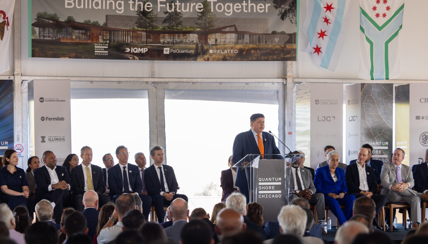 Developers CRG, Related Midwest break ground on Illinois quantum computing park