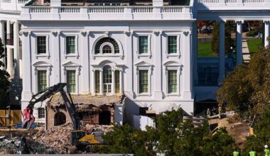 White House East Wing demolished as Trump proceeds with ballroom construction