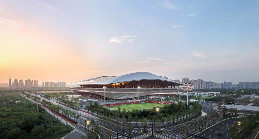 Xi’an International Football Centre by Zaha Hadid Architects