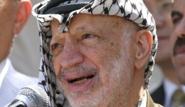 Displaced Gazans find shelter in Yasser Arafat's villa
