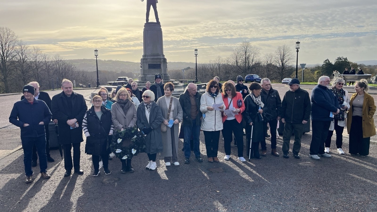 Families of Disappeared during Troubles lay wreath