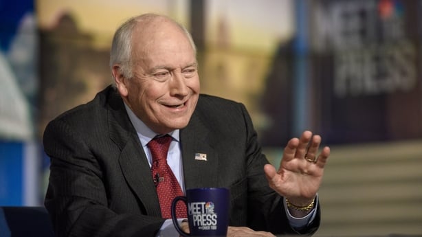 Former Vice President Dick Cheney appears on