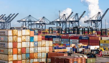 The BLS data measures import prices before tariffs are applied, which can point to who might be absorbing the cost of the import taxes.