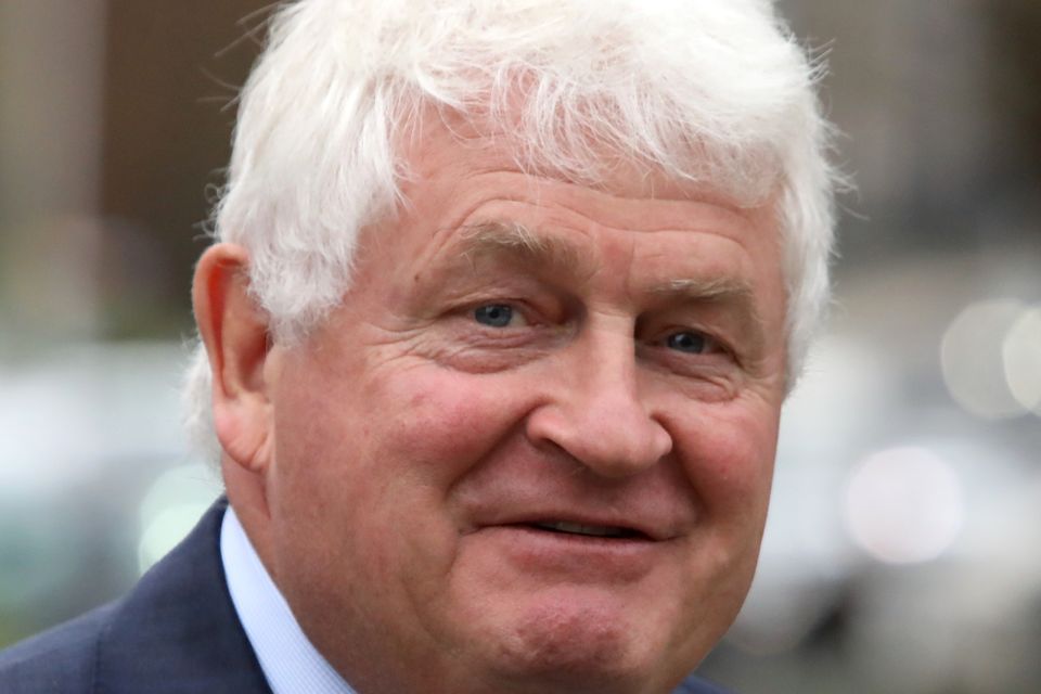 Businessman Denis O'Brien pictured at the Four Courts last week (Pic: Collins Courts)