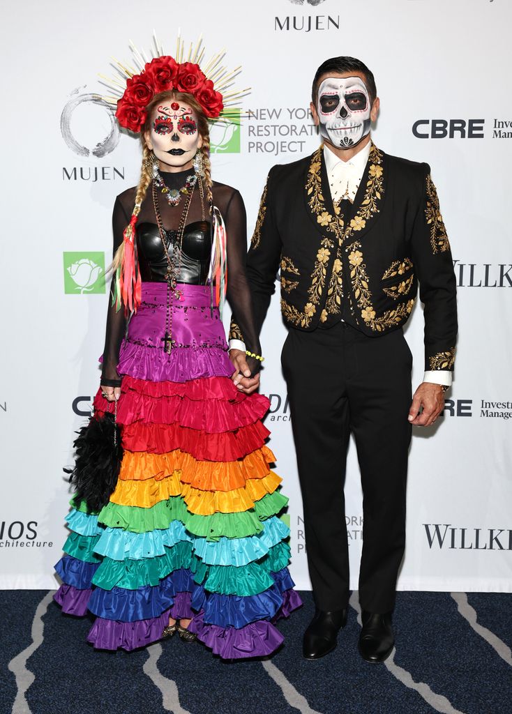 Kelly Ripa and Mark Consuelos dressed up for Halloween