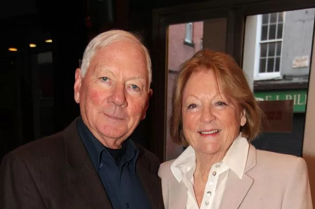 Gay Byrne and Kathleen Watkins