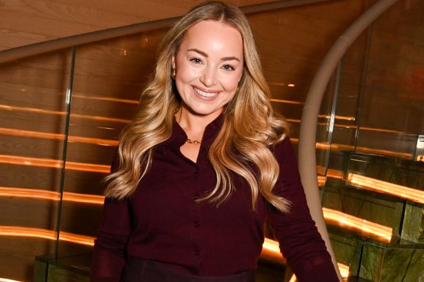 Alice Liveing attends Akira Back London's VIP Michelin celebration at Mandarin Oriental Mayfair on February 26, 2025 in London, England